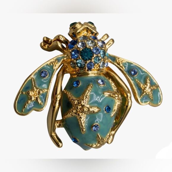 Joan Rivers Four Seasons Summer Bee Pin - Picture 1 of 7